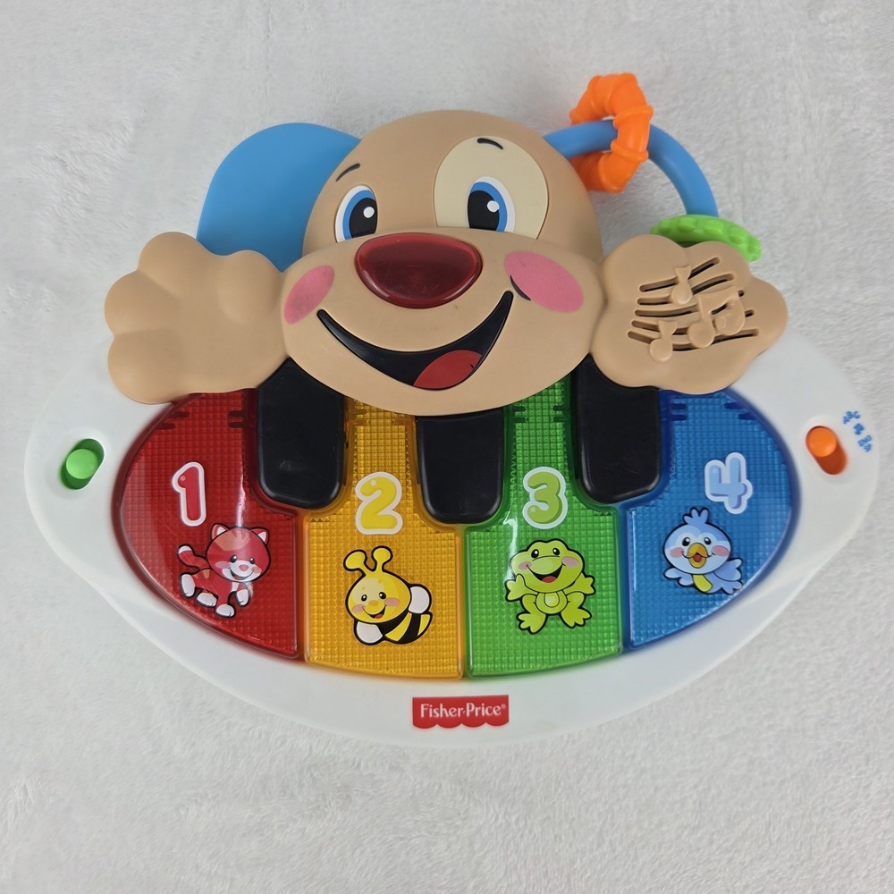 Fisher Price Laugh & Learn Puppy's Piano W9732 2011 English Spanish Tested